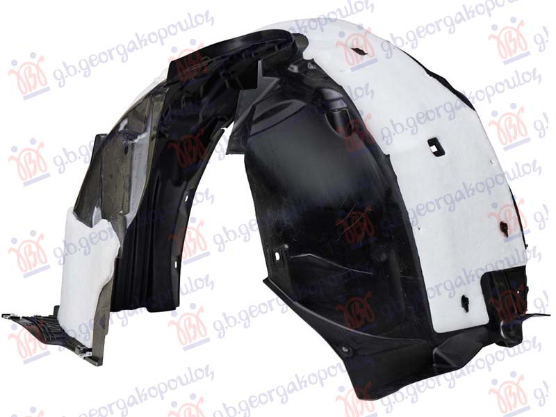 Peugeot 208 ii 2019-2023 (ub/up/uw/uj) POTKRILO PLASTICNO (HIBRID) (SA ZVUCNOM IZOLACIJOM) (A KVALITET)