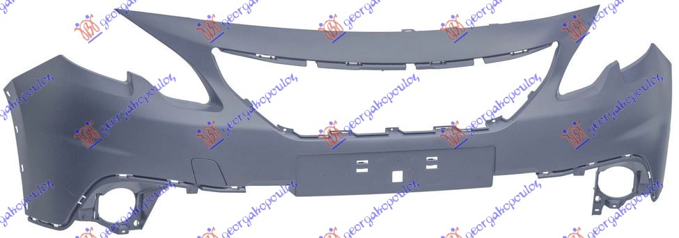 Peugeot 2008 i 2016-2019 (cu) PREDNJI BRANIK DONJI (SA MAGLENKAMA) (OTVORI ZA LAJSNE) (SA/BEZ PDC SENZORA) (A KVALITET)