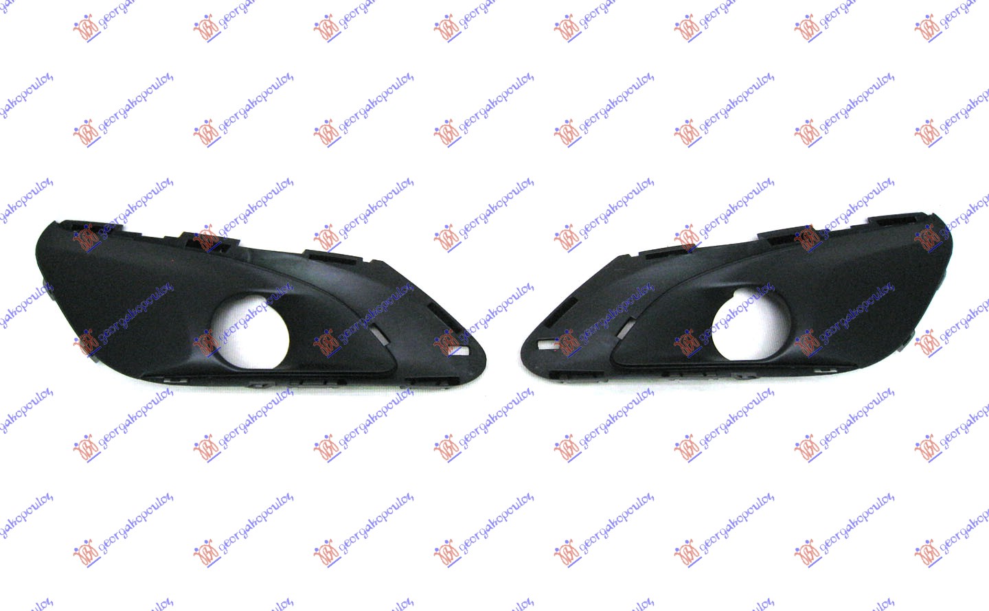 Peugeot 308 13-17 OKVIR MAGLENKE (SET) (FAR CEO LED)