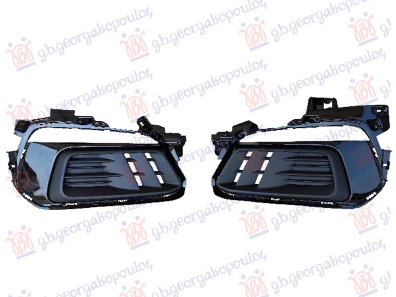 Peugeot 308 ii 2017-2021 (lb/lp/lw/lh/l3/lc/lj/lr) RESETKA PREDNJEG BRANIKA (GT-LINE) (SET)