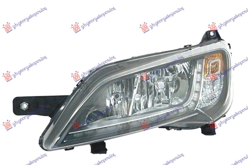 Citroen e jumper 20-23 FAR ELEKTRICNI CRNI SA LED DNEVNIM SVETLOM (MARELLI)