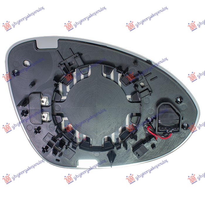 Porsche cayenne 2018-2023 (9ya/9y0) STAKLO RETROVIZORA SA GREJACEM (MRTAV UGAO) (KONVEKSNO)