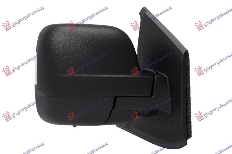 Renault trafic 2021- (fg/gg/eg) RETROVIZOR ELEKTRICNI SA GREJACEM CRNI (MIGAVAC) (12 OTV/9 PIN) (ASFERICNO STAKLO)