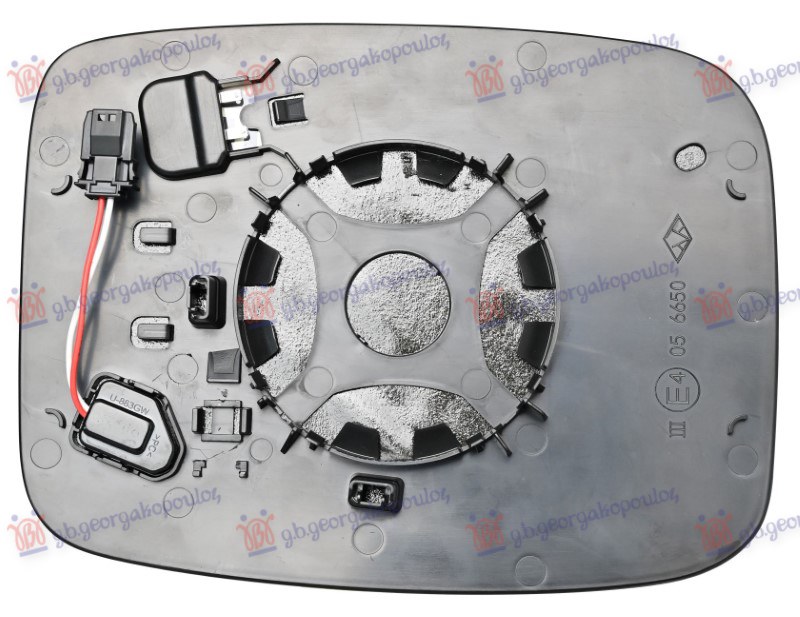 Renault trafic 2021- (fg/gg/eg) STAKLO RETROVIZORA SA GREJACEM (MRTAV UGAO) (ASFERICNO)