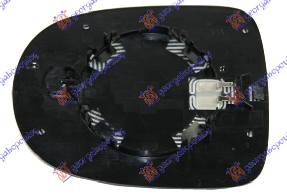 Renault twingo 2012-2014 (cn0) STAKLO RETROVIZORA (KONVEKSNO)