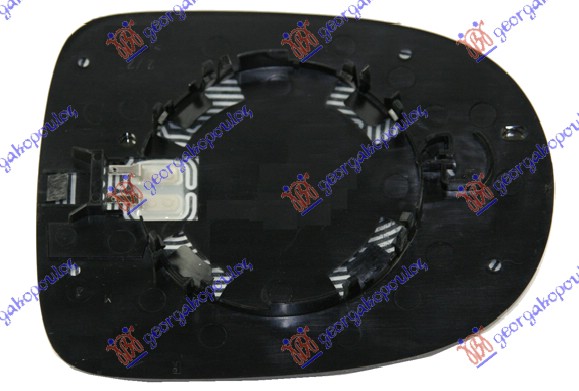 Renault twingo 2012-2014 (cn0) STAKLO RETROVIZORA (ASFERICNO)