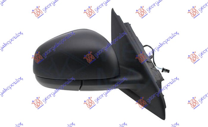 Renault twingo 2014-2019 (bcm/bca) RETROVIZOR MEHANICKI SA SAJLOM (SENZOR) (A KVALITET) (KONVEKSNO STAKLO)