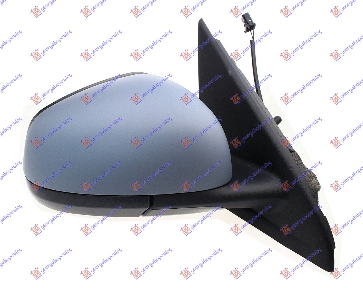 Renault twingo 2014-2019 (bcm/bca) RETROVIZOR MEHANICKI SA SAJLOM PM (SENZOR) (KONVEKSNO STAKLO)