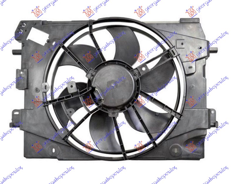 Renault captur 17- VENTILATOR KOMPLET (BENZIN/DIZEL) (400mm)