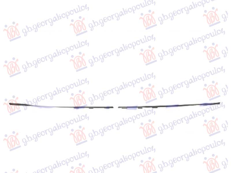 Renault clio v 2023-2026 (b7) LAJSNA PVC MASKE HROM (SET 2 KOM)