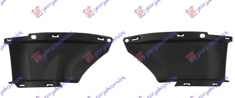 Renault scenic/grand scenic 2016-2024 (r9) RESETKA PREDNJEG BRANIKA (SET)