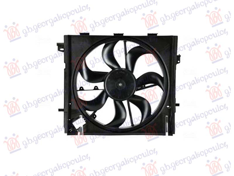 Renault espace 2015-2023 (jr) VENTILATOR BENZIN/DIZEL (475 mm) (2 PIN)