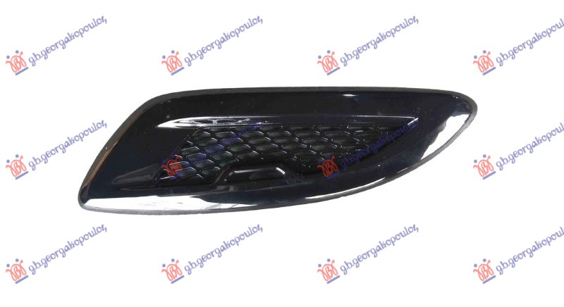Land rover range rover evoque 2011-2015 (l538) RESETKA NA HAUBI CRNA