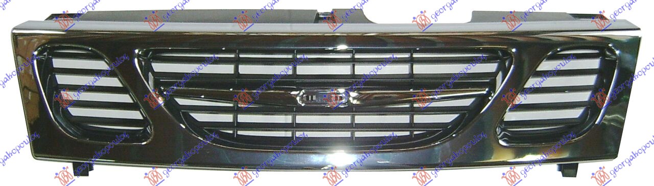 Saab 9.3 98-02 PVC MASKA HROM/CRNA