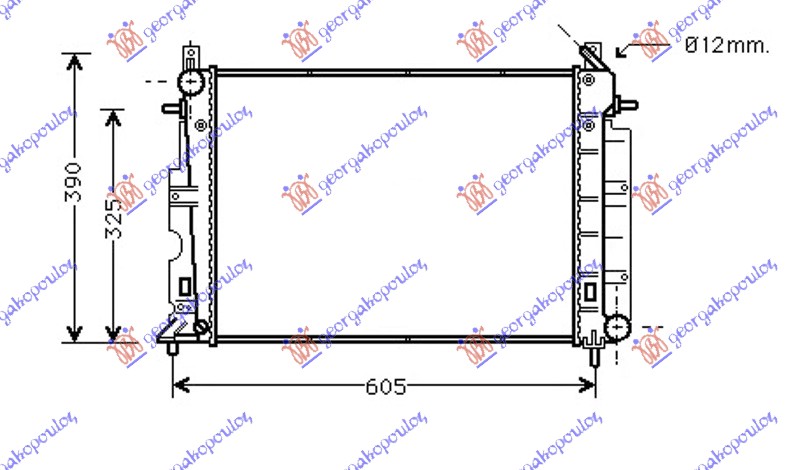 Saab 9.3 98-02 HLAD.MOTO.2.0i16V-2.2TID (50x35x3.2) MAN