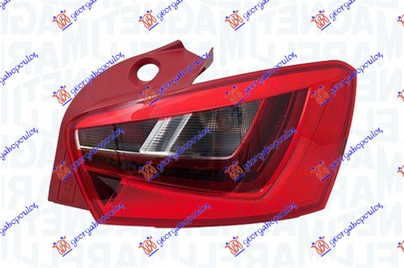 Seat ibiza 15-17 STOP LAMPA 5 VRATA (LED) (CRVENO KUCISTE)