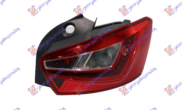 Seat ibiza 15-17 STOP LAMPA 5 VRATA (LED) (CRNO KUCISTE)