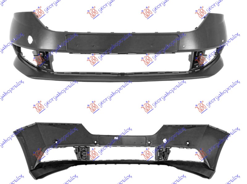 Skoda fabia 2018-2021 (nj3) PREDNJI BRANIK PM (4 PDC SENZORA) (PRSKALICE)