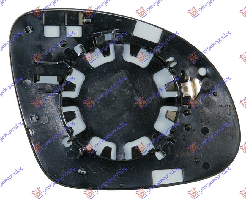 Skoda yeti 2013- (5l) STAKLO RETROVIZORA SA GREJACEM (KONVEKSNO)