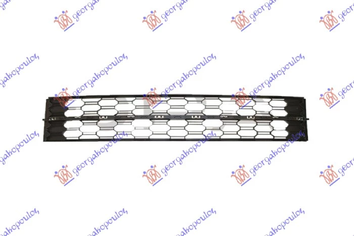Skoda octavia 6 17- CENTRALNA RESETKA (CELA OTVORENA) (SA OTVORIMA ZA LAJSNU)