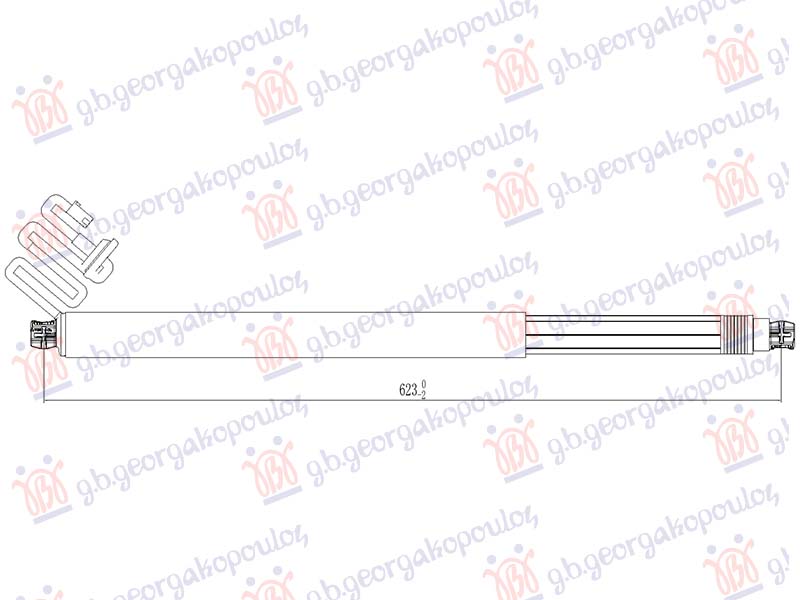 Subaru legacy/outback 2018-2021 (bs) AMORTIZER GEPEK VRATA ELEKTRICNI (OUTBACK)