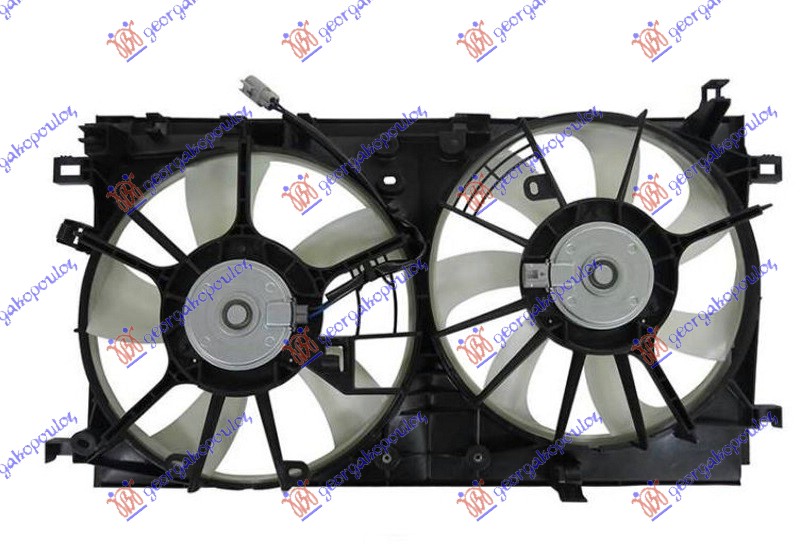 Toyota prius 16-19 VENTILATOR DUPLI KOMPLET 1.8 HIBRID