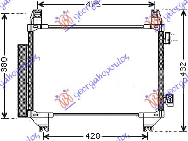 HLADNJAK KLIME 1.5 HIBRID BENZIN (600x355x16)