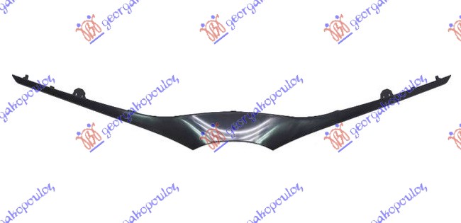 Toyota yaris 14-17 LAJSNA PVC MASKE GORNJA SJAJ-CRNA