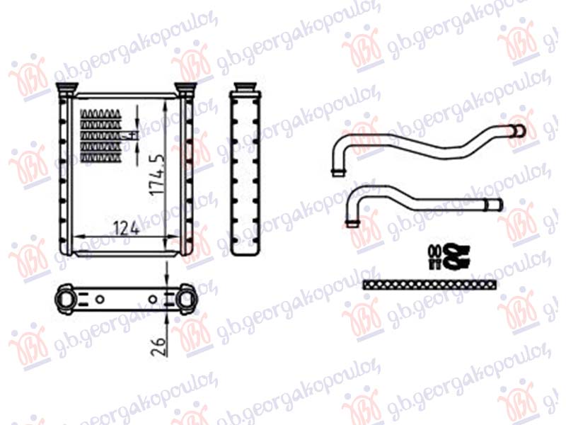 Toyota yaris iv 2020- (mxp) GREJAC KABINE BENZIN/HIBRID (124x174)