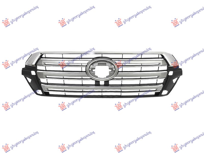 Toyota land cruiser 200 v8 (j14) 15- PVC MASKA HROM/SREBRNA/CRNA 19-