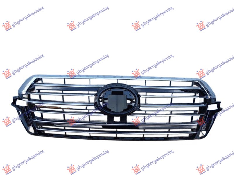 Toyota land cruiser 200 v8 (j14) 15- PVC MASKA HROM/SREBRNA/CRNA (KAMERA) 19-