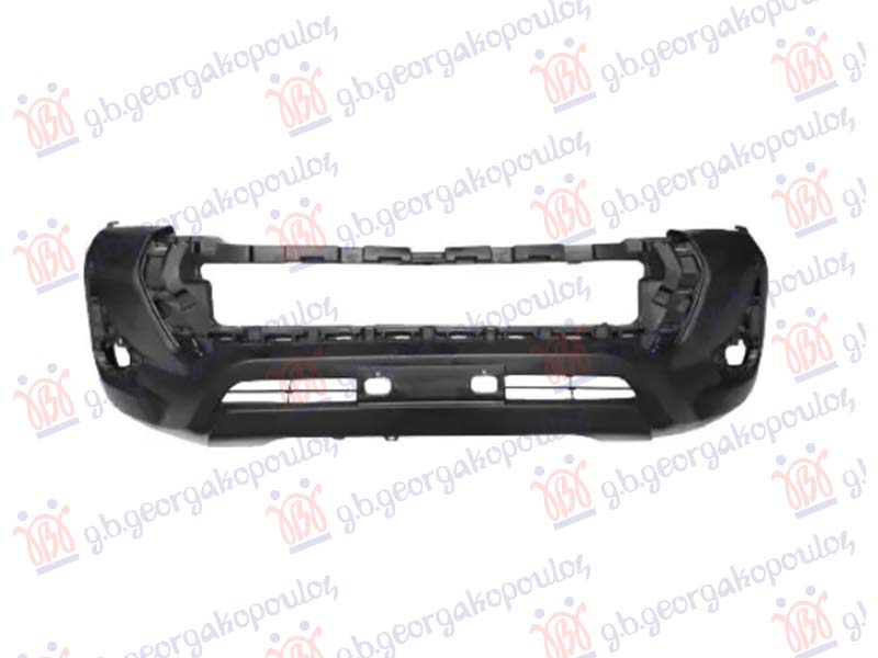 Toyota hi-lux 2wd/4wd 2020- PREDNJI BRANIK DUPLA KABINA (SA INTEGRISANOM RESETKOM) (2 PDC SENZORI) (PRSKALICE)