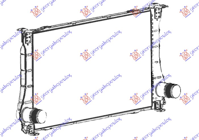 Toyota verso 13- HLAD. INTERC. 1.6 D4D DIZEL 690x390x27