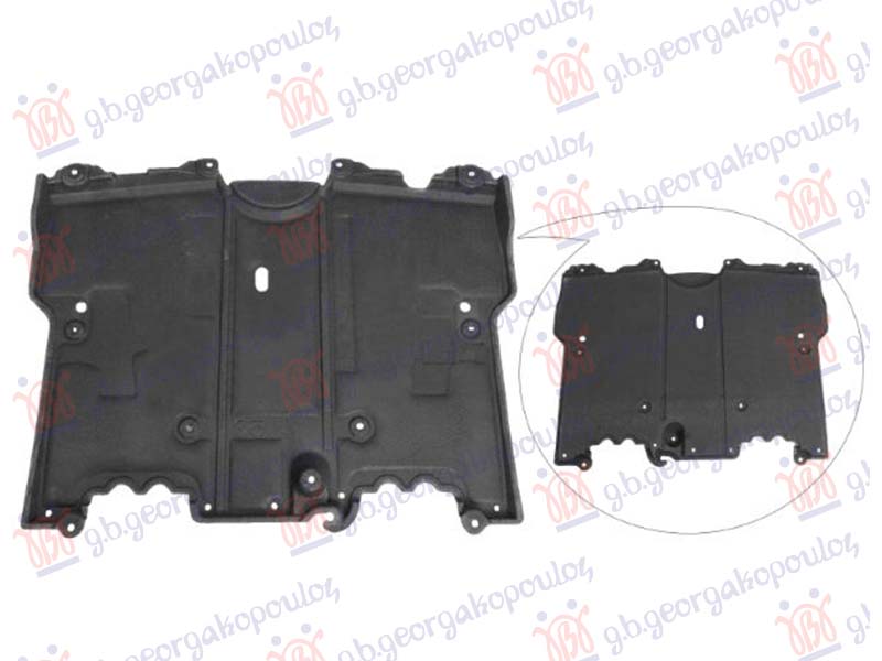 Toyota bz4x 2023- (eam1) ZASTITA MOTORA CENTRALNA PLASTICNA