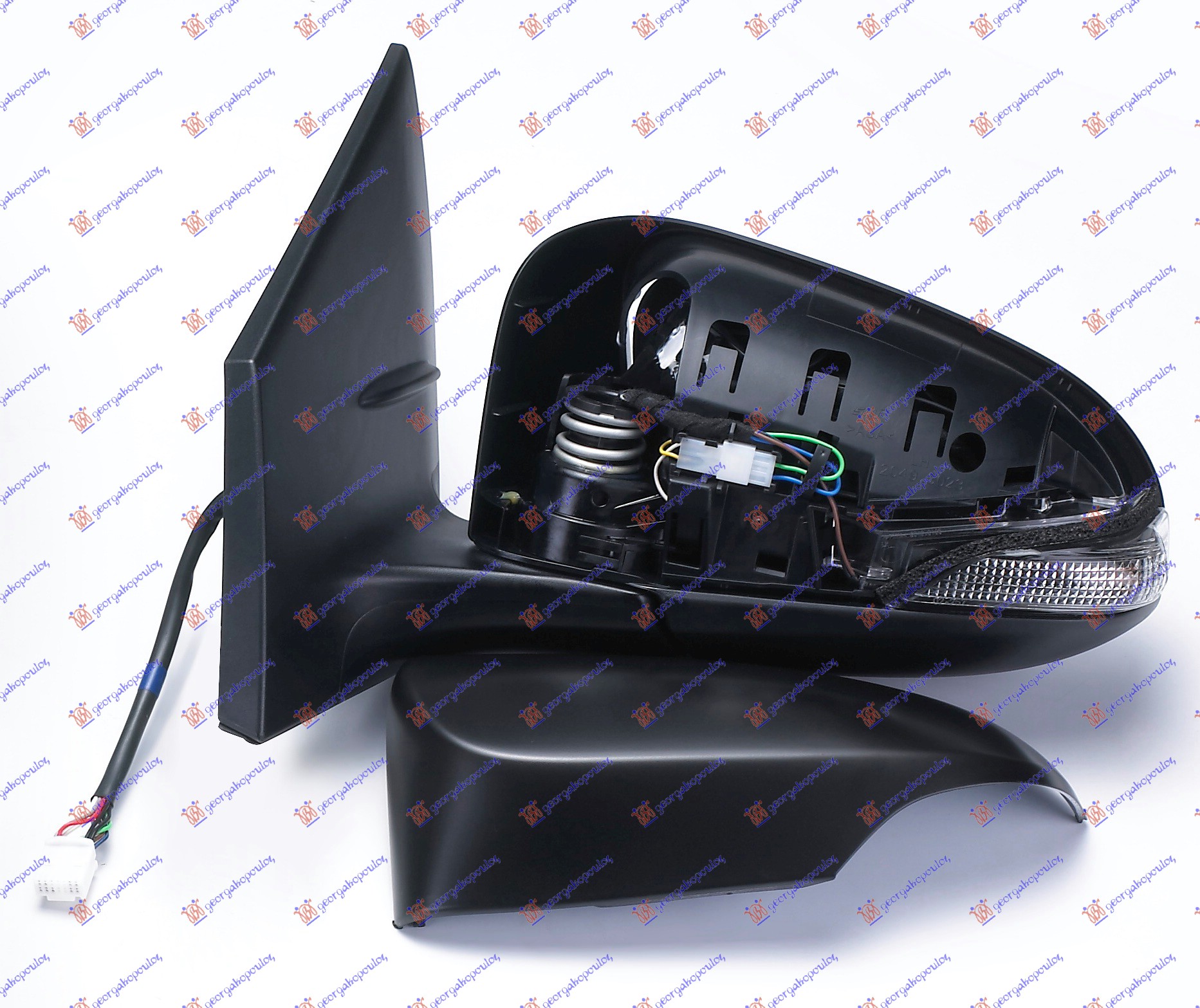 Toyota corolla sdn 2016-2019 (e 18) RETROVIZOR ELEKTRICNI SA GREJACEM PM (MIGAVAC) (KONVEKSNO STAKLO)