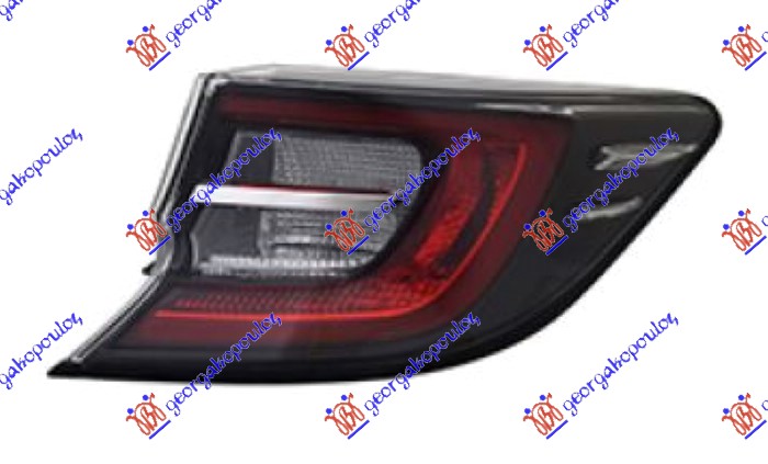 Toyota corolla h/b 18- STOP LAMPA SPOLJASNJA (LED) (TYC)