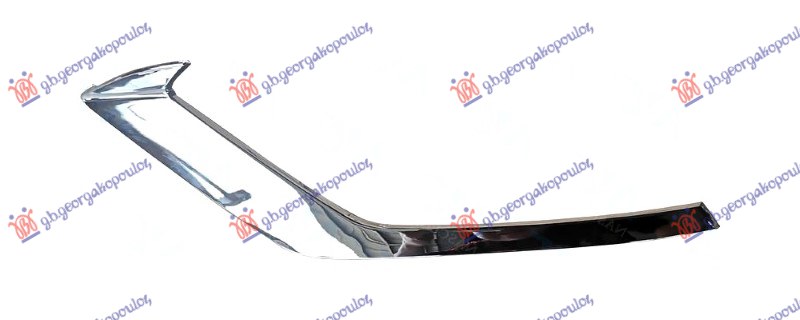 Volvo s60 2018- (224) LAJSNA RESETKE PREDNJEG BRANIKA HROM