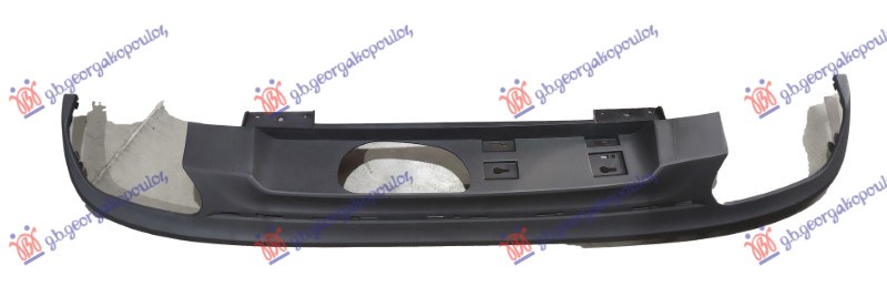 Volvo s60 2018- (224) SPOJLER ZADNJEG BRANIKA MAT-CRNI