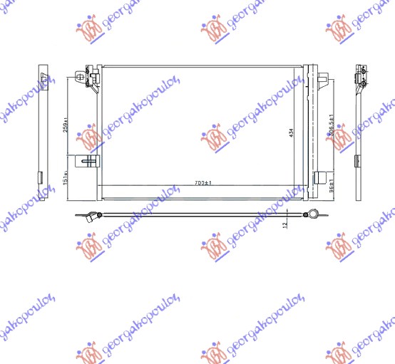 Volvo xc90 14-20 HL.KLIME SVI MODELI BEN/DIZ(72.0x38.2x1.