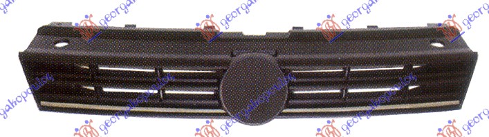 Vw polo 14-17 PVC MASKA (2 HROM LAJSNE)