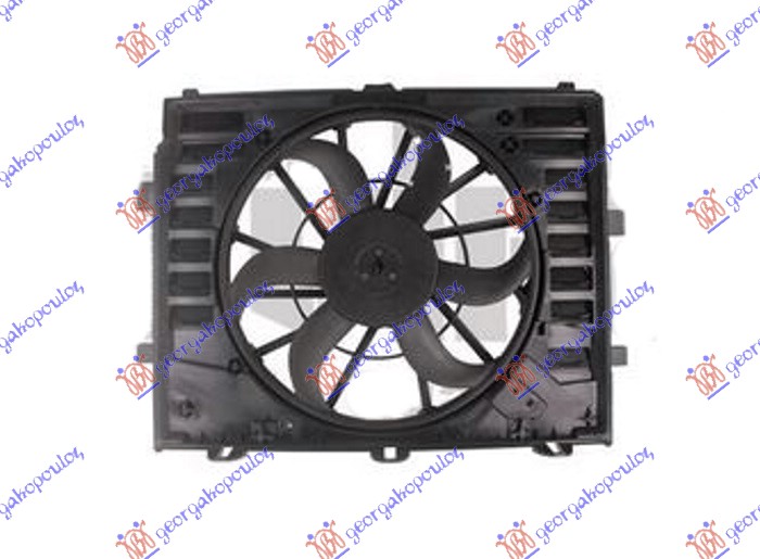 Vw touareg 10-14 VENTILAT. KOMP 3.0-3.6 BEN 3.0 DIZ 520mm