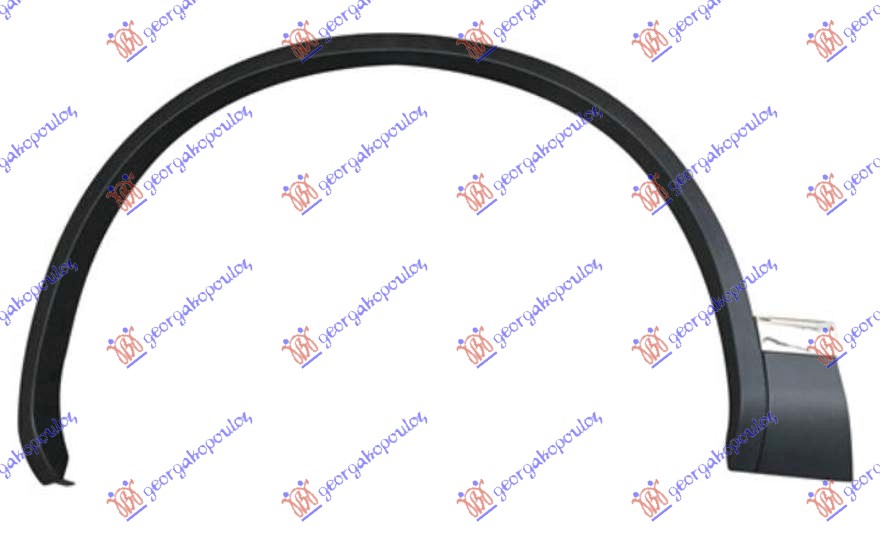 Vw touareg 10-14 RUB PLASTICNI PREDNJEG BLATOBRANA