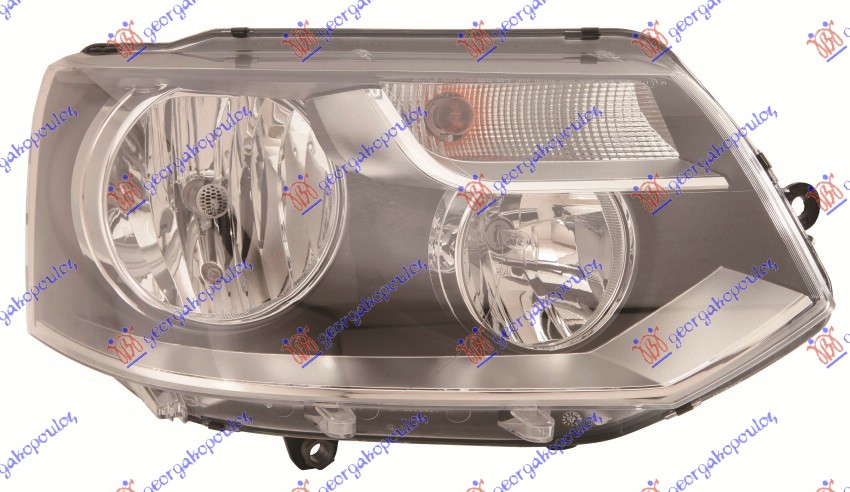 Vw transporter (t5) 10-15 FAR (H7/H15) (DVE HROM LAJSNE) (TYC)