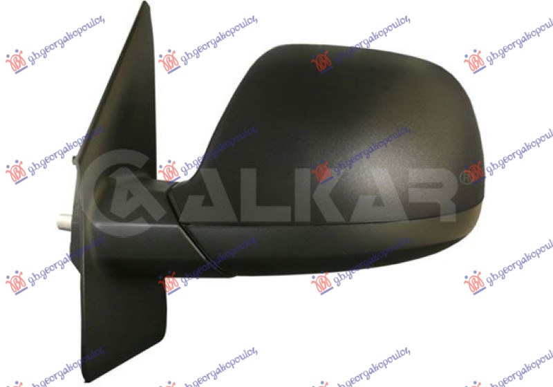 Vw transporter 2010-2015 (t5) (7ha/7hh/7ea/7eh) RETROVIZOR MEHANICKI PM (ASFERICNO STAKLO)