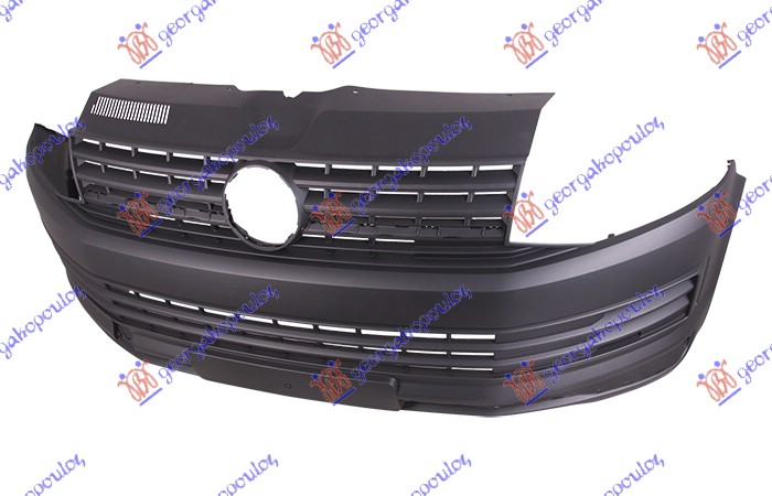 Vw transporter 2015-2019 (t6) (sga/sgh/sha/shh) PREDNJI BRANIK MAT-CRNI (SA MASKOM) (A KVALITET)
