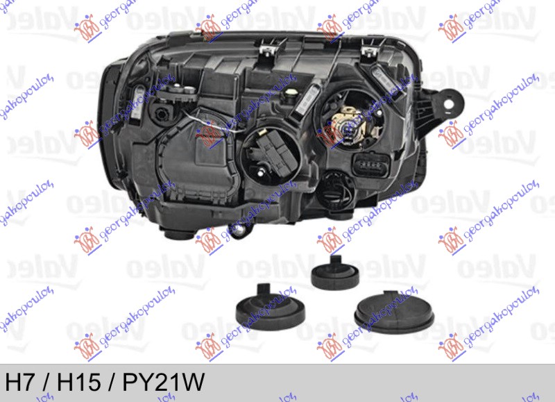 FAR ELEKTRICNI (H7/H15) (VALEO)