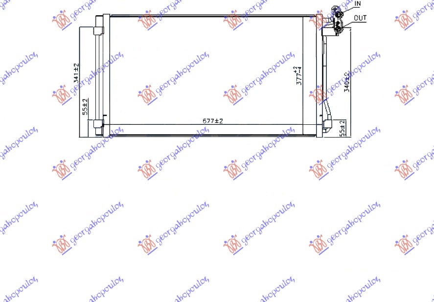 Vw sharan 10- HLAD. KLIME BENZ-DIZ 15- (70.0x37.7x1.6)