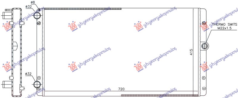 Vw transporter 1997-2003 (t4) (70a/70h/7da/7dh) HLADNJAK MOTORA 2.5 DIZEL (720x416)