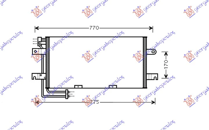 Vw transporter (t4) 97-03 HLAD.KLIME BENZIN/DIZEL(63.5x31x21)