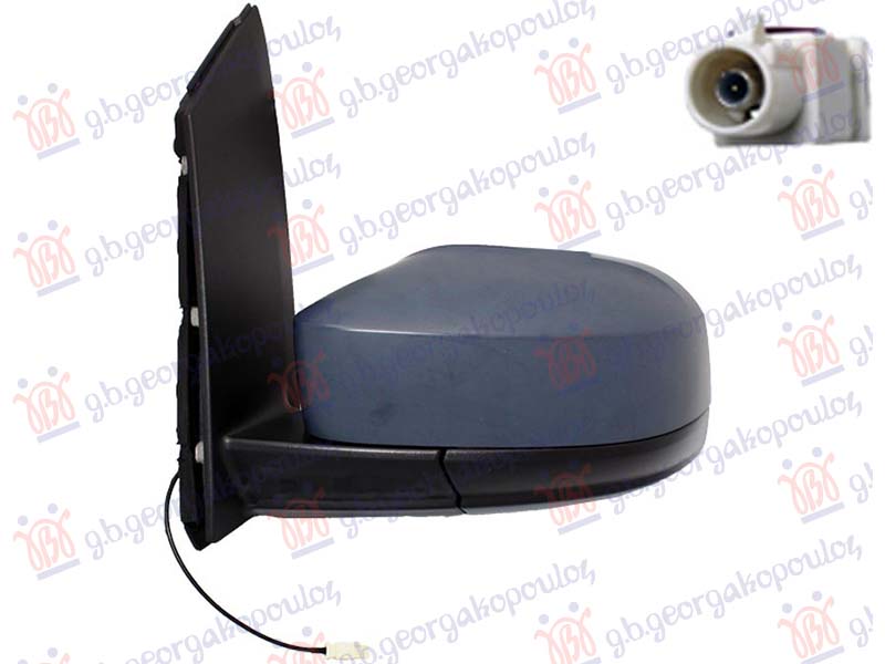 Vw caddy 2020- (sbb/sbj) RETROVIZOR MEHANICKI PM (CIP ANTENE) (KONVEKSNO STAKLO)